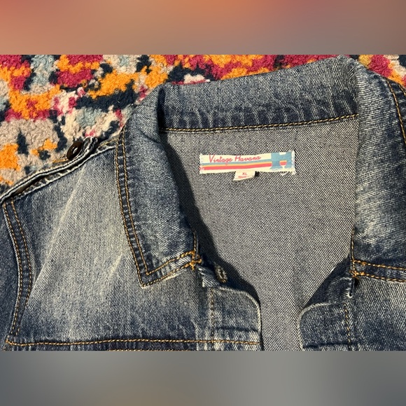 Jean Jacket with Fringe on Back - Picture 6 of 6